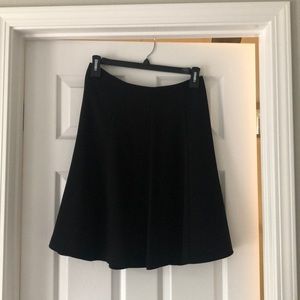 Black knee length skirt